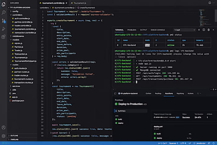 Cloud Deployment & DevOps Infrastructure
Managed