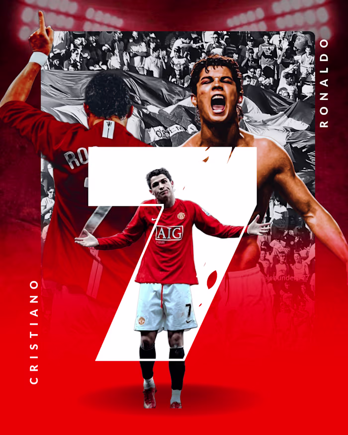 Cristiano Ronaldo – Social media post design 