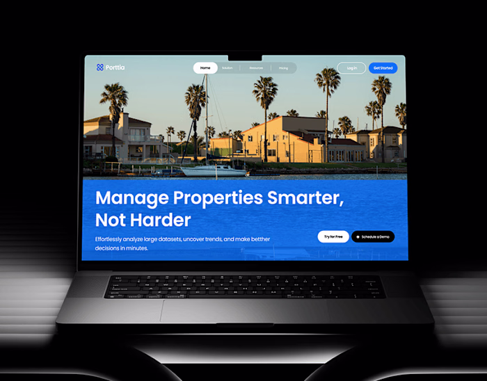 Property Management Saas - Landing Page