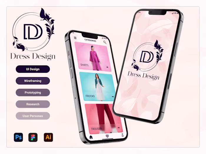 💡Dress Design App UI/UX👗