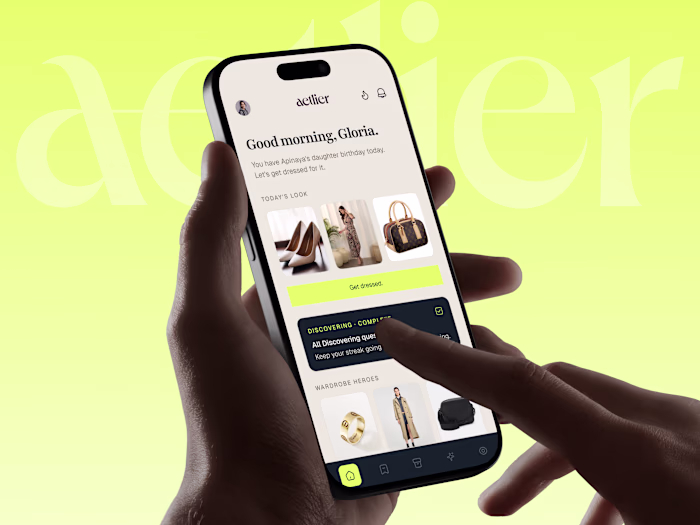 Aetlier, Progressive Web App for Styling