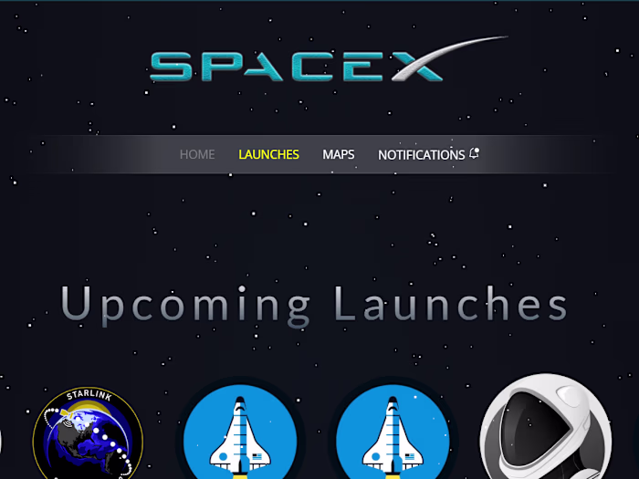 My SpaceX Console