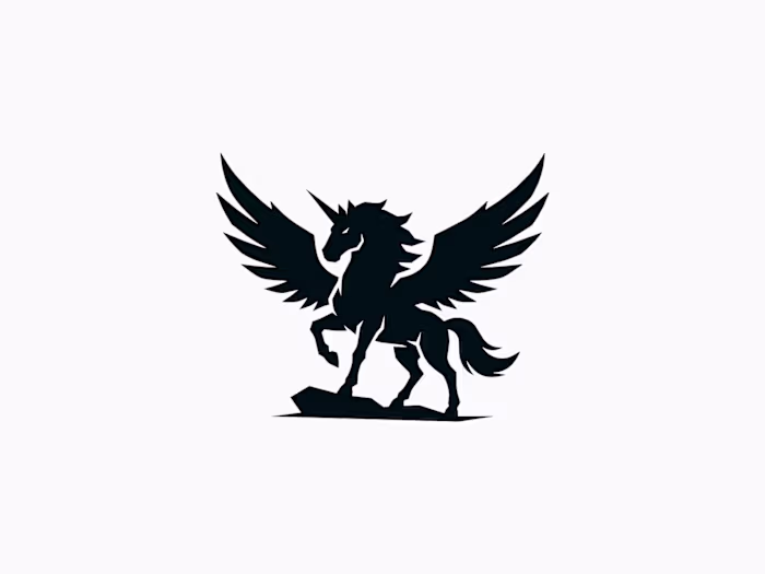 Unicorn Vector Logo Available For
