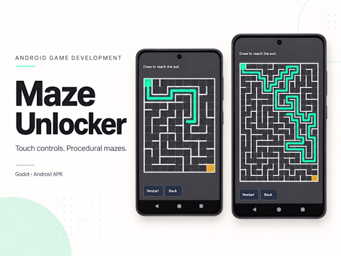 Maze Unlocker: An Android Maze Game Built with Godot