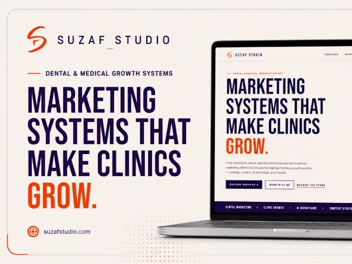Dental Marketing & Healthcare Growth Systems | SUZAF Studio