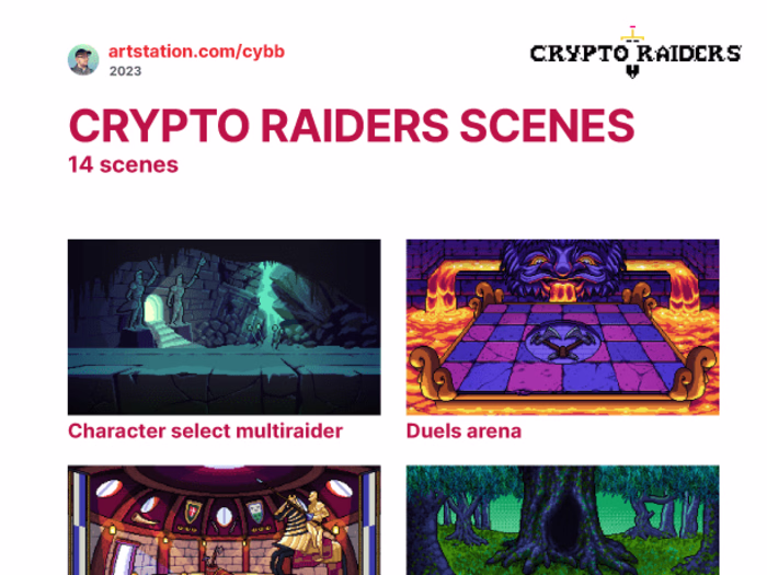 Crypto Raiders scenes