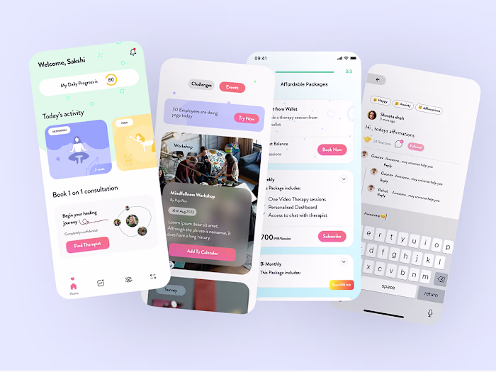 GoodLives Mental Health Platform UI/UX Design