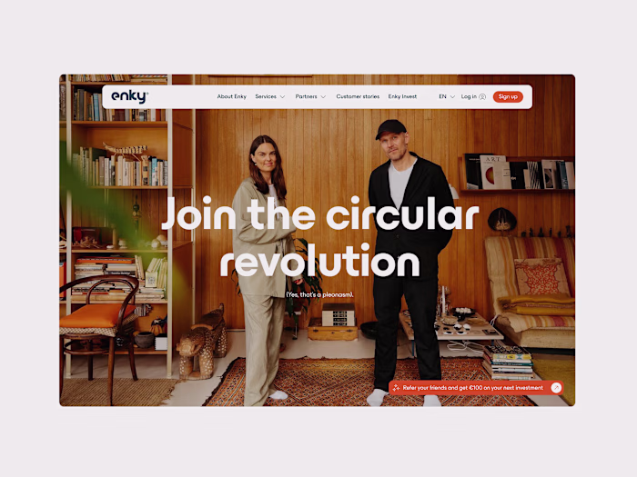 Web Design for Enky.com