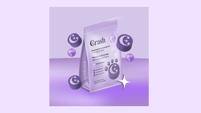 Crash melatonin gummies Brand Identity Design