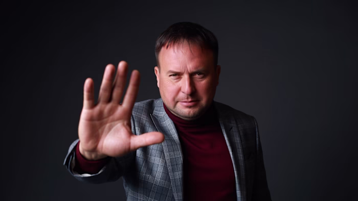 AI business portrait series created