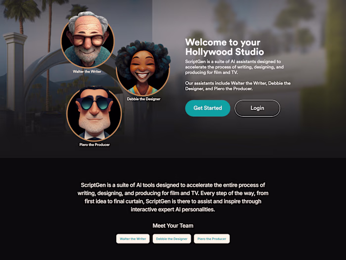 Scriptgen - Hollywood AI Studio