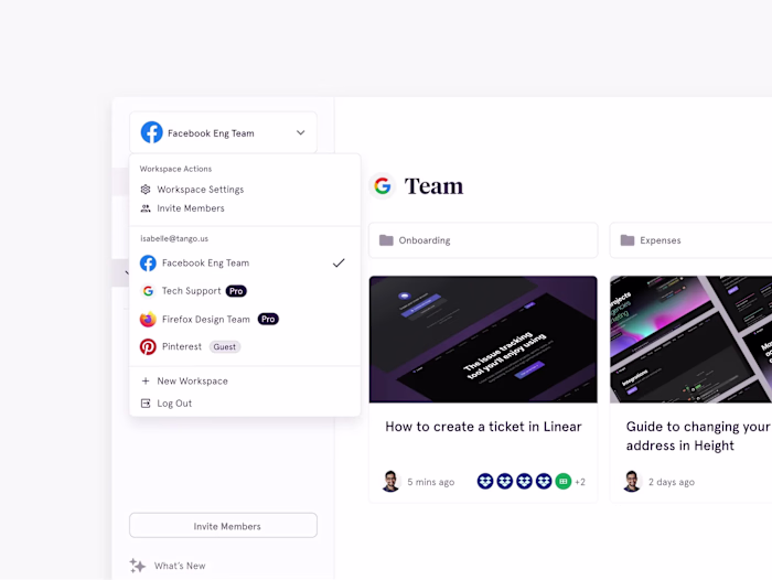 Tango—Product Design 