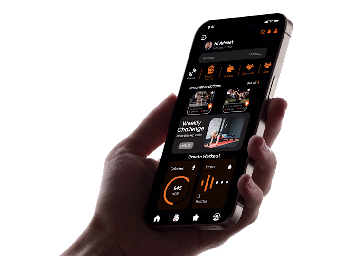 A modern responsive fitness mobile app Check it out (https:/...