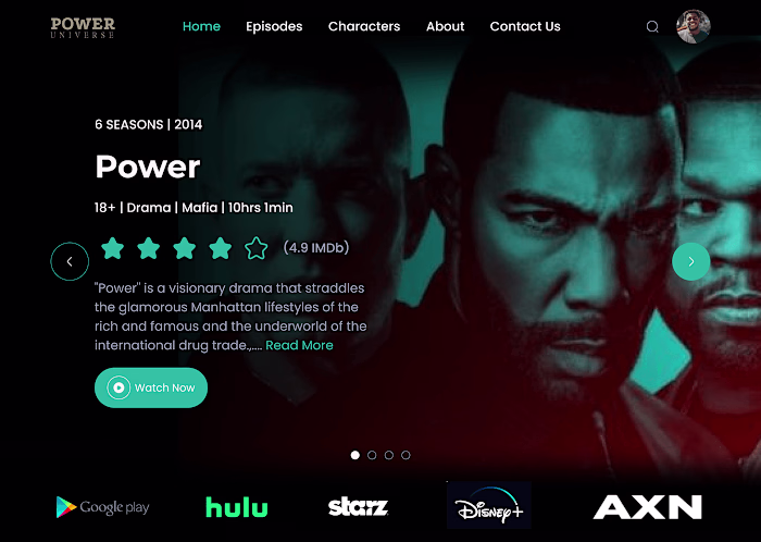 Power Universe Landing Page