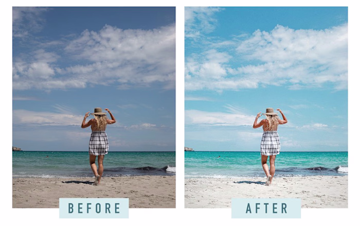 Professional color grading with balanced