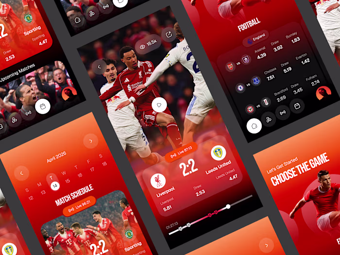 Football Live Scores App UI