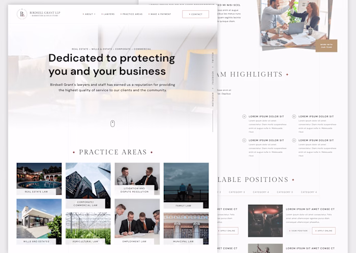 Digital Revamp: Elevating User Experience for Business Group LLP