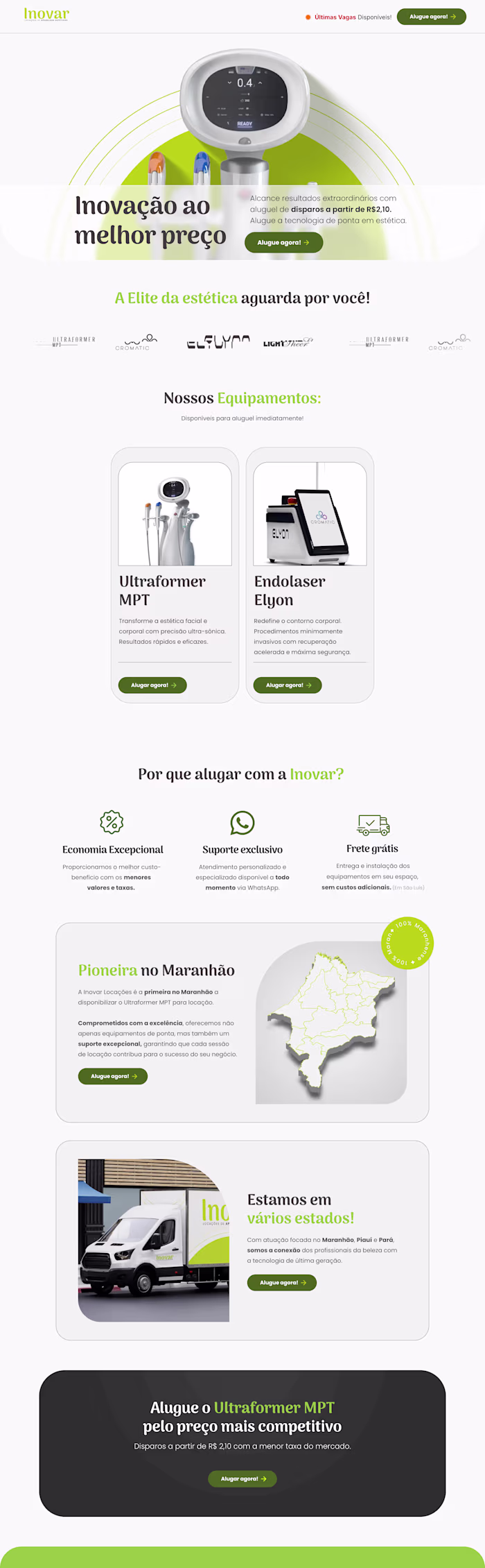 Inovar: Website Design & Framer Development