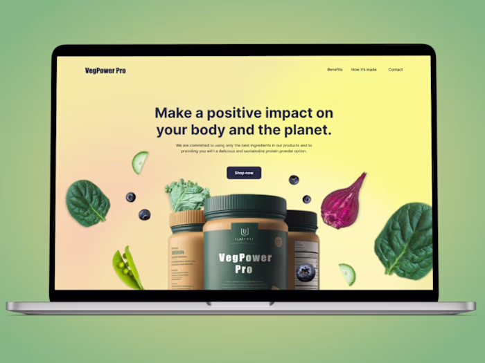VegPower Pro | Web Design