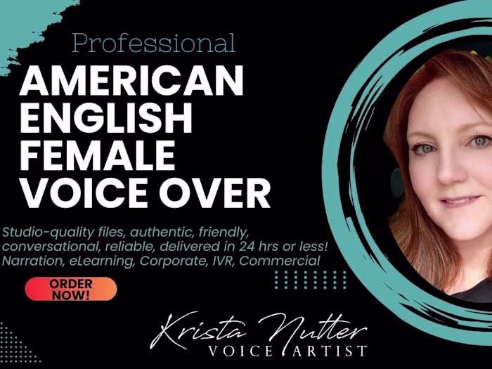 Krista Nutter - Video Voice Over Demo 30s spots - YouTube
