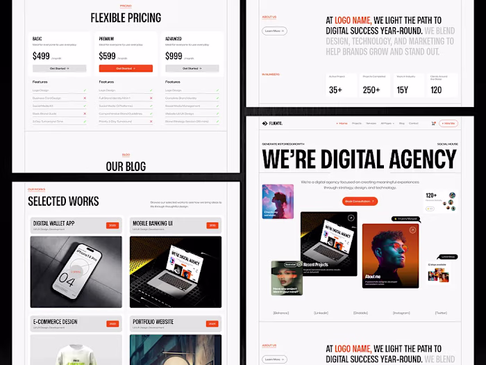 Fluento - Portfolio & Agency