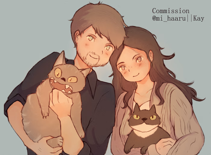 Couple Anniversary Commission