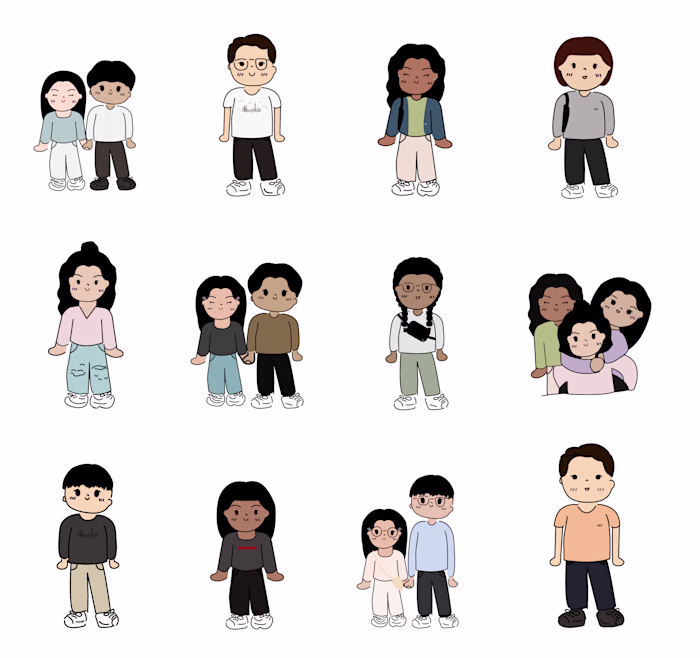 Caricature Vector Illustrations