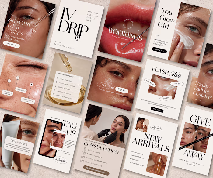 Med Spa Social Media Templates