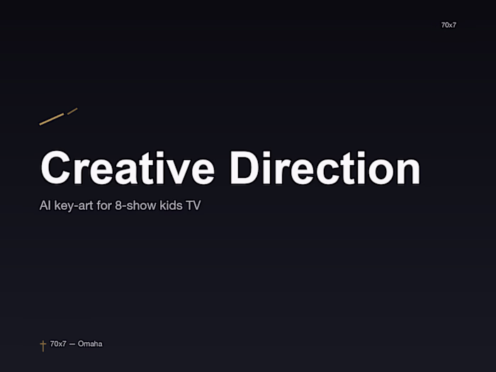 Creative Direction for an 8-Show Kids TV Universe