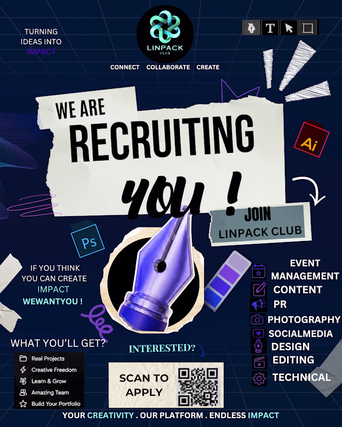 Linpack Club — Recruitment Poster
Designed