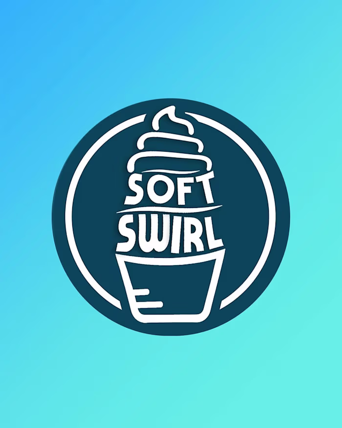 Brand Package Design - Soft Swirl Ice cream