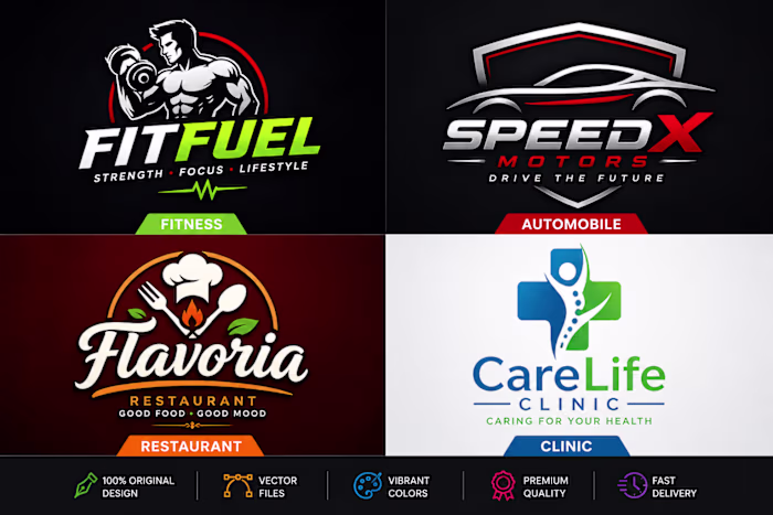 Elevate Your Brand Image with Modern Logo Design Services