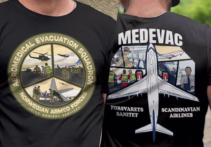 Custom Aeromedical Graphic Illustration -