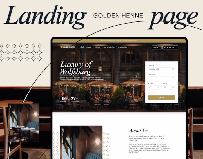 Goldene Henne — UI/UX Design