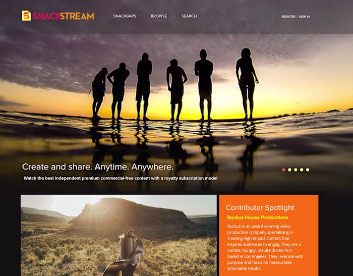 Snackstream Branding + Creative Direction