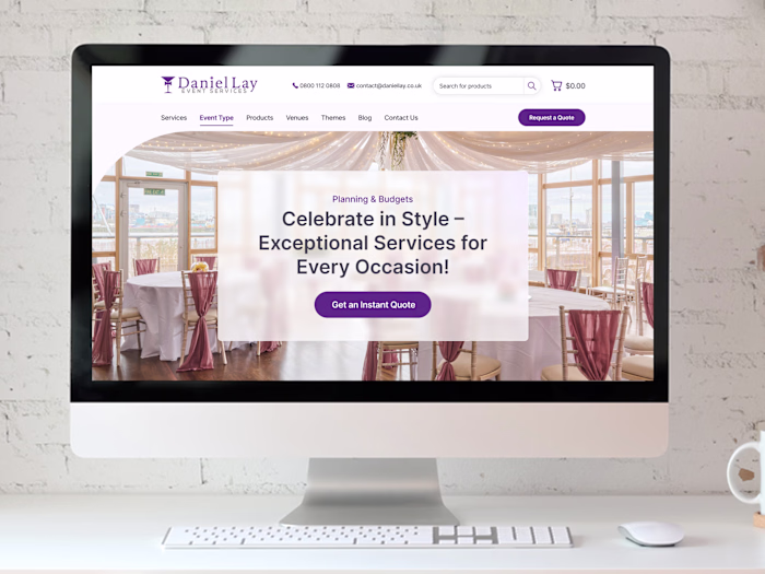 Daniel Lay Event Services —
Website