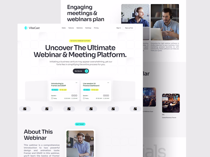 VibeCast — the ultimate webinar