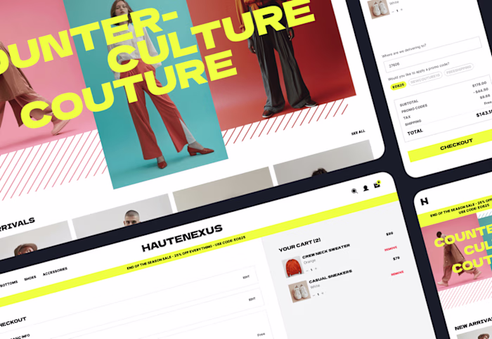 E-commerce Checkout Experience Concept