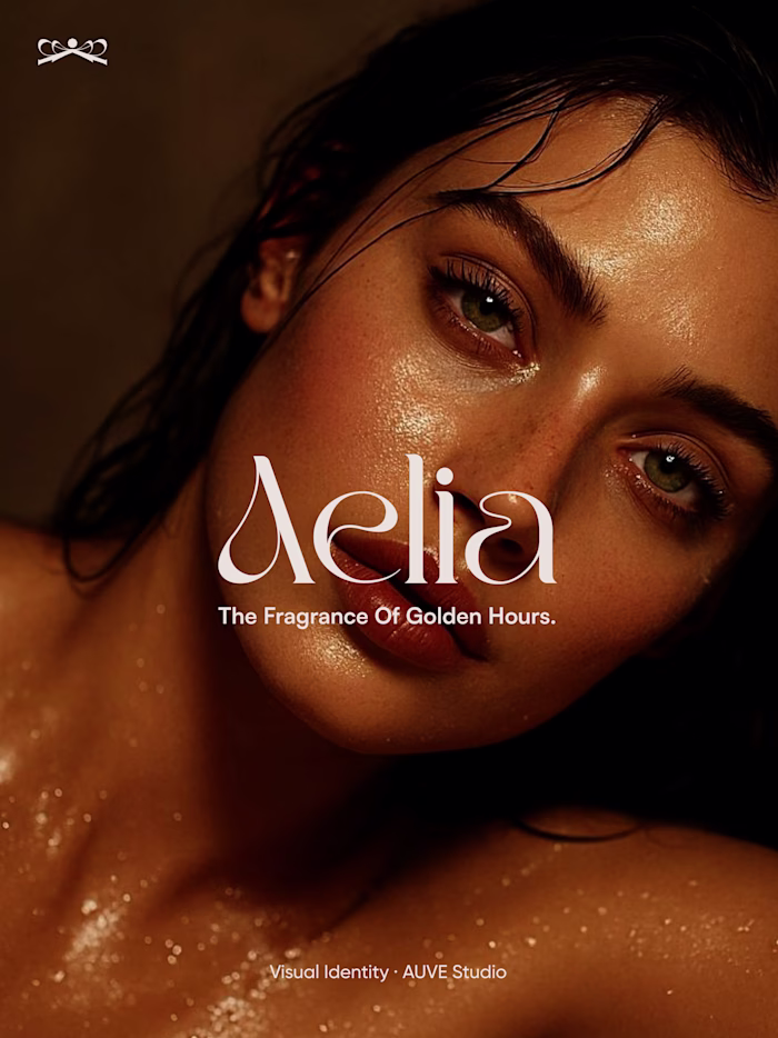 AELIA Perfume Brand Visual Identity