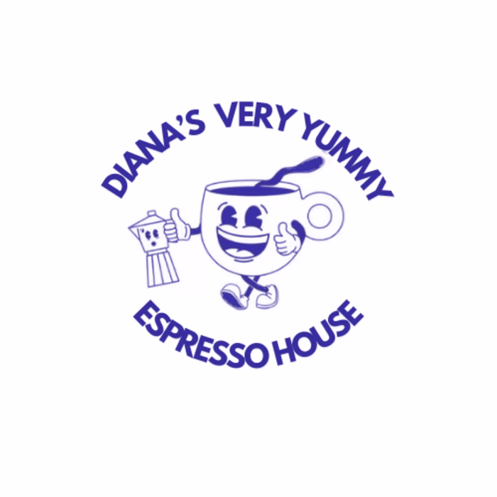 Diana's Very Yummy Coffee House Logo 