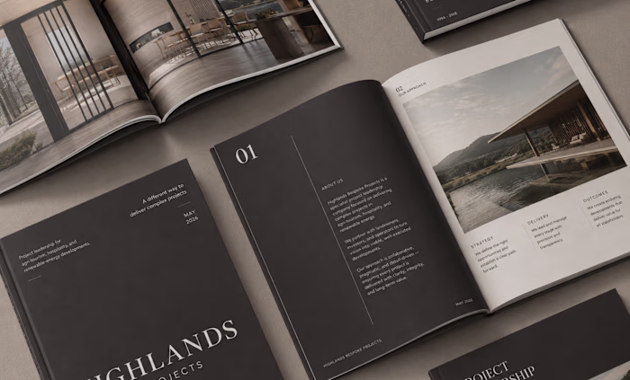 Highlands Bespoke Projects - Logo + Branding