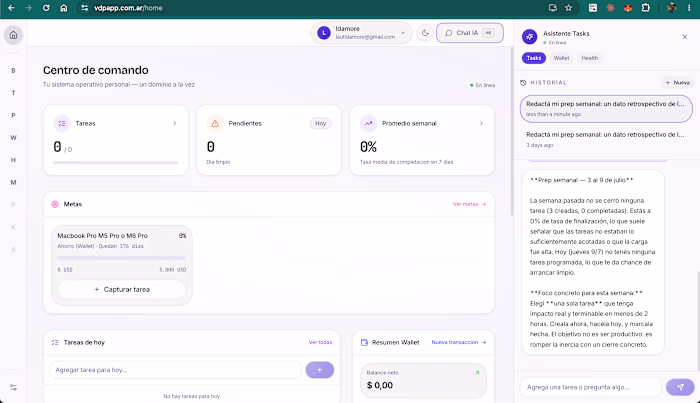VDP — AI-powered personal operating