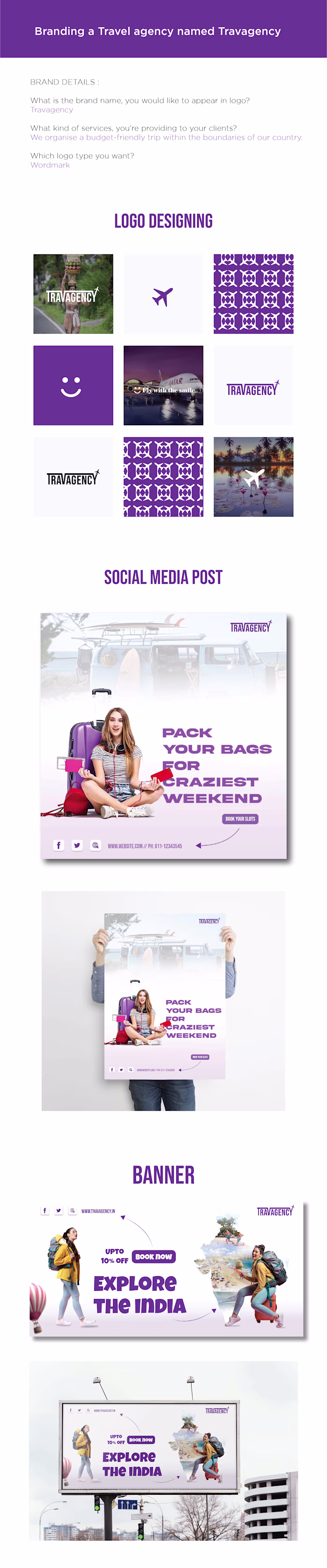 Brand Designing | TRAVEL AGENCY