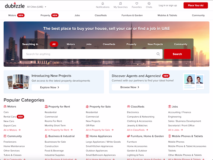 Dubizzle Online Marketplace Project