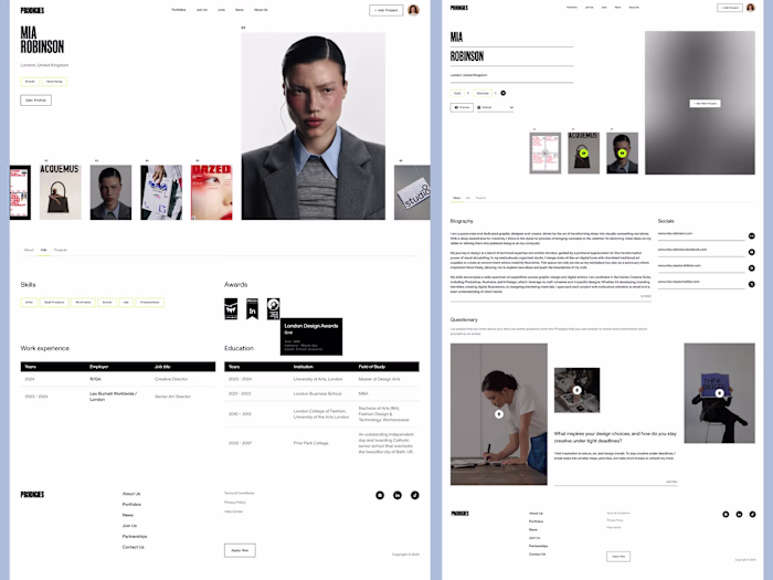 Portfolio – Info
