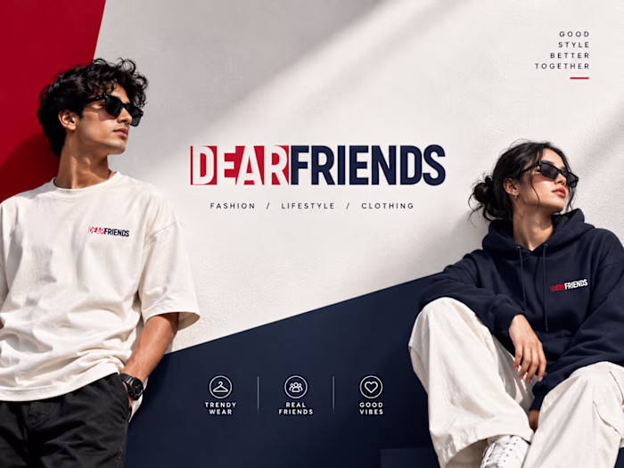 A modern fashion brand identity