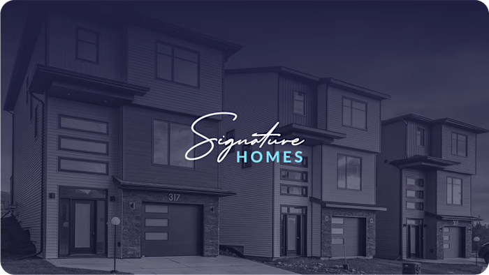 Logo and Website for Halifax Top Builder, Signature Homes