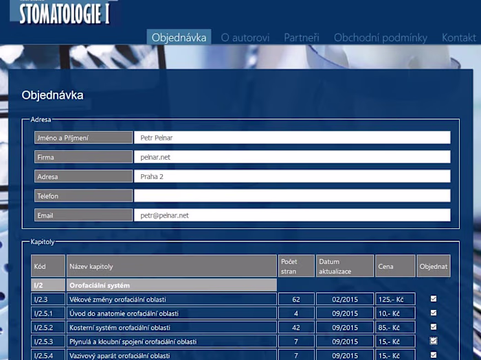 E-Compendium, small e-commerce project