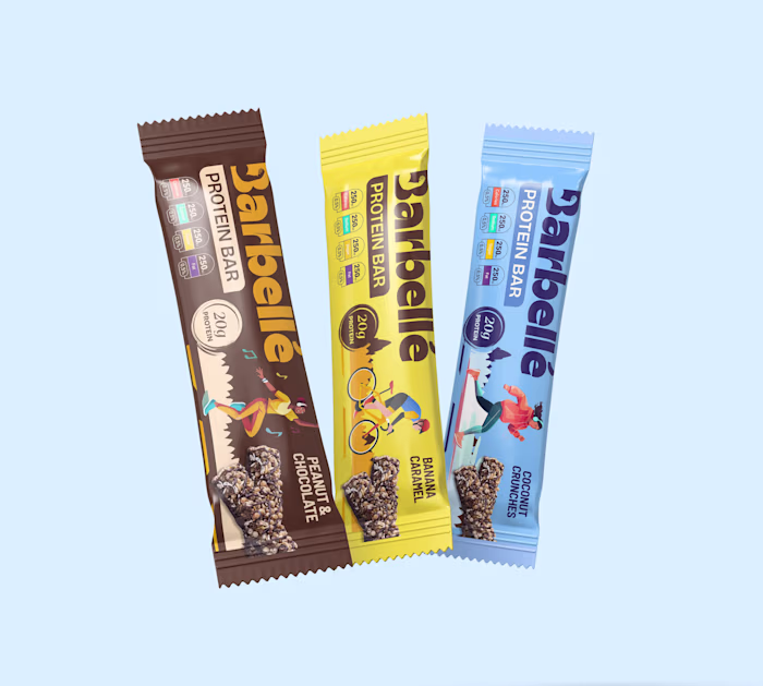 Barbellé PROTEIN BAR | PACKAGING DESIGN