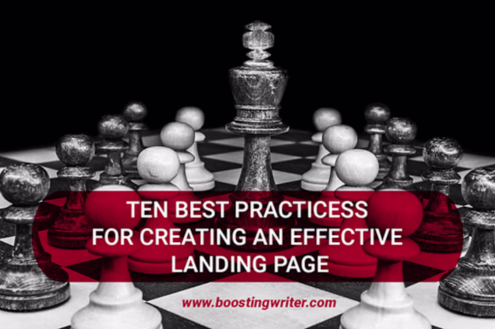 10 BEST PRACTICES FOR CREATING AN EFFECTIVE LANDING PAGE